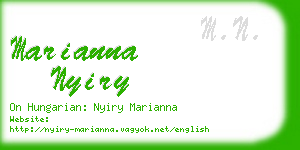 marianna nyiry business card